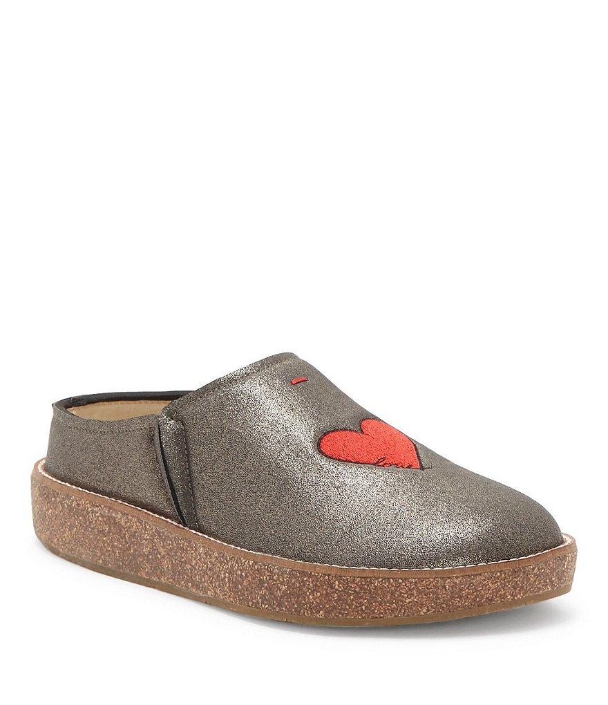ED Ellen DeGeneres Tillie Metallic Suede Slippers