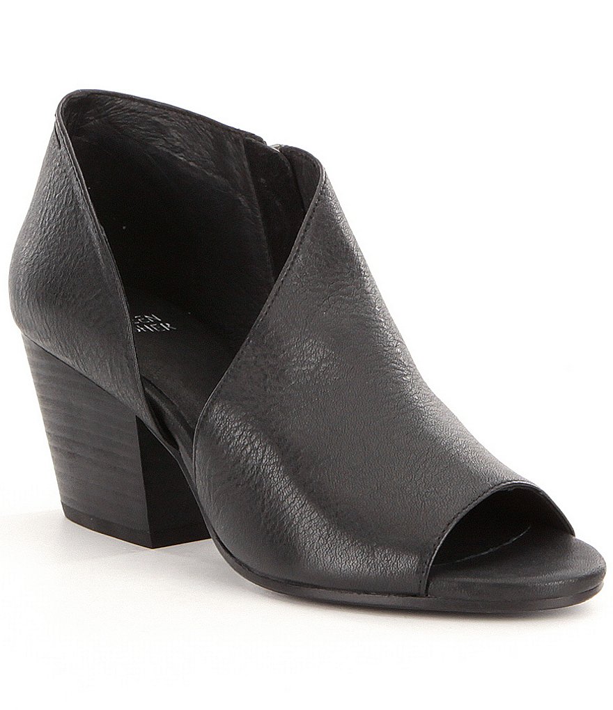 Eileen Fisher Drake Cut Out Detail Peep Toe Pumps