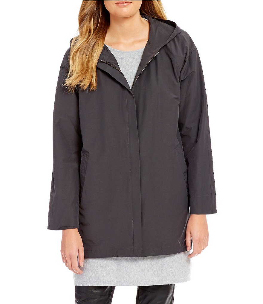 Eileen Fisher Organic Cotton Long Jacket
