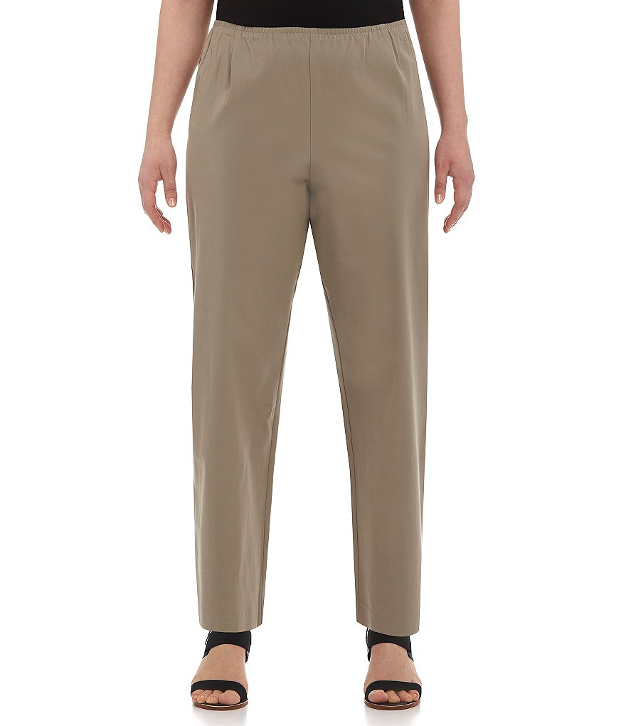 Eileen Fisher Plus Twill Slim Ankle Pants