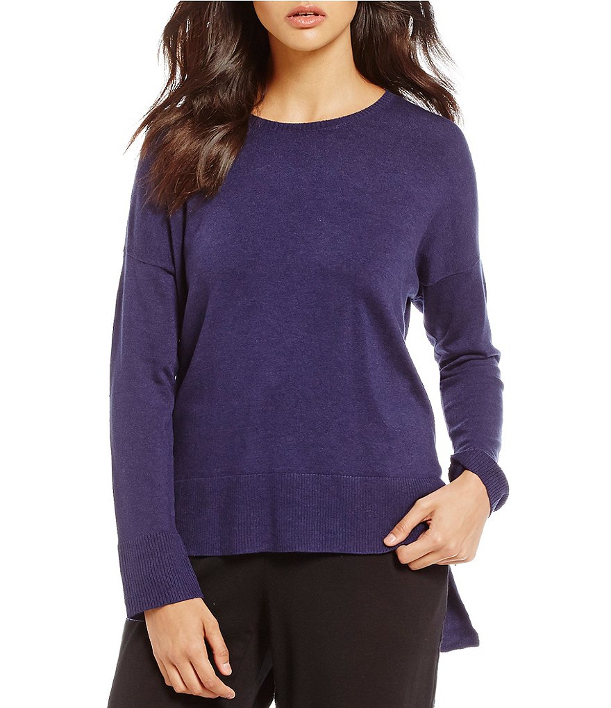 Eileen Fisher Round Neck Box-Top