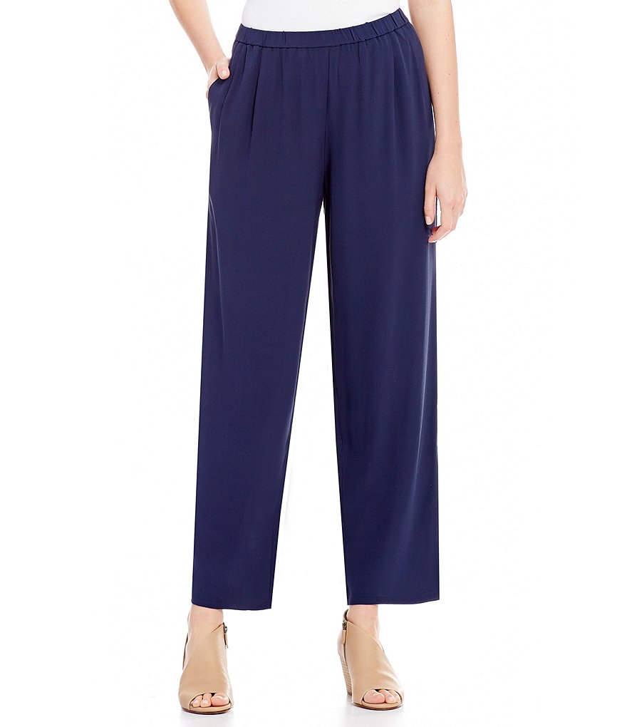 Eileen Fisher Straight Leg Ankle Pants