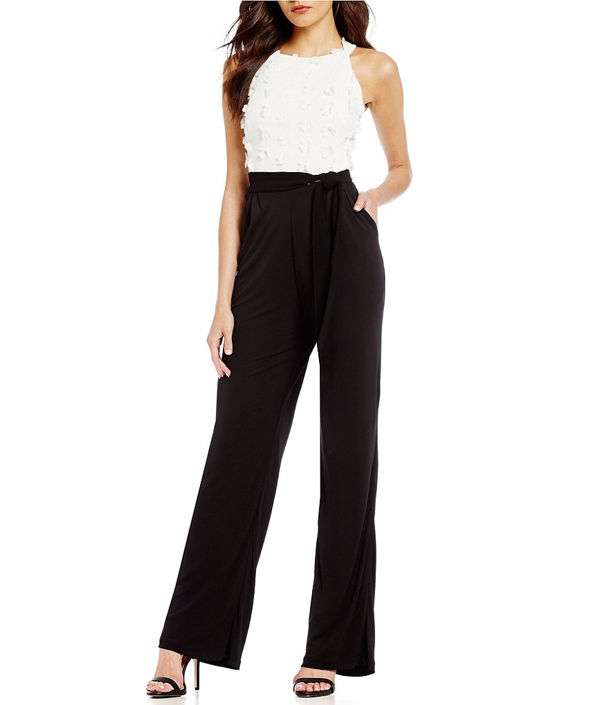 Eva Franco Color Blocked Jumpsuit