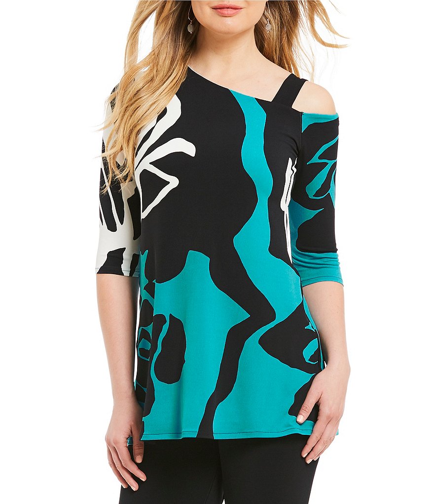 Eva Varro One Shoulder Flared Tunic