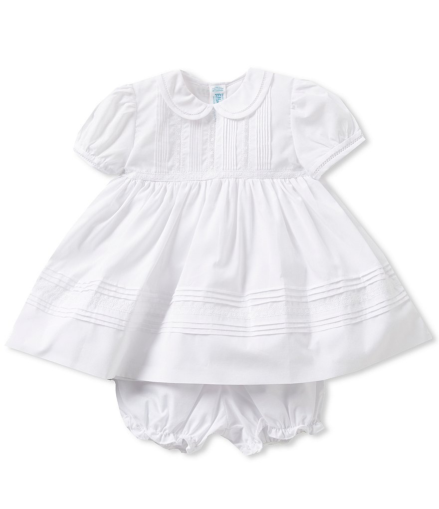 Feltman Brothers Baby Girls 3-24 Months Pintuck and Lace Dress