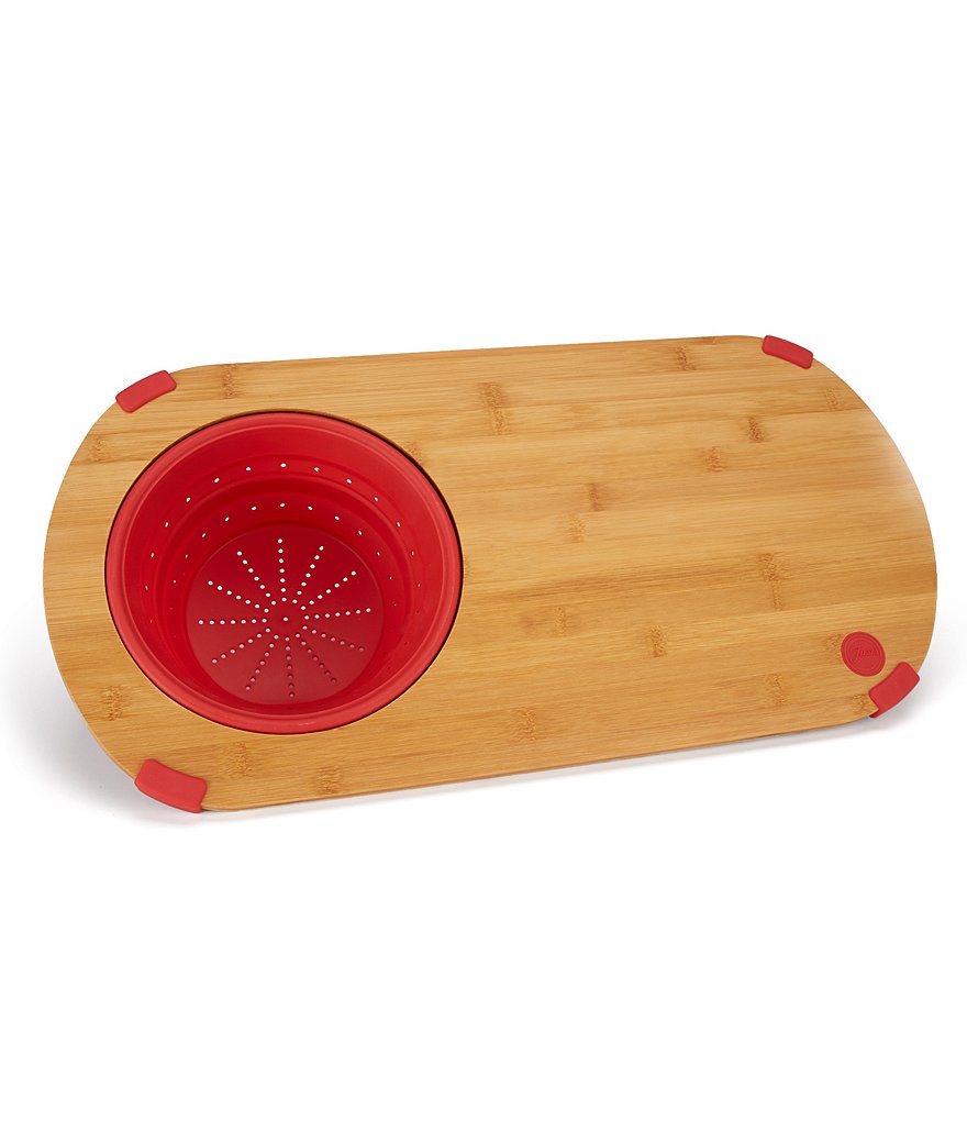 Fiesta Bamboo & Colander Cutting Board