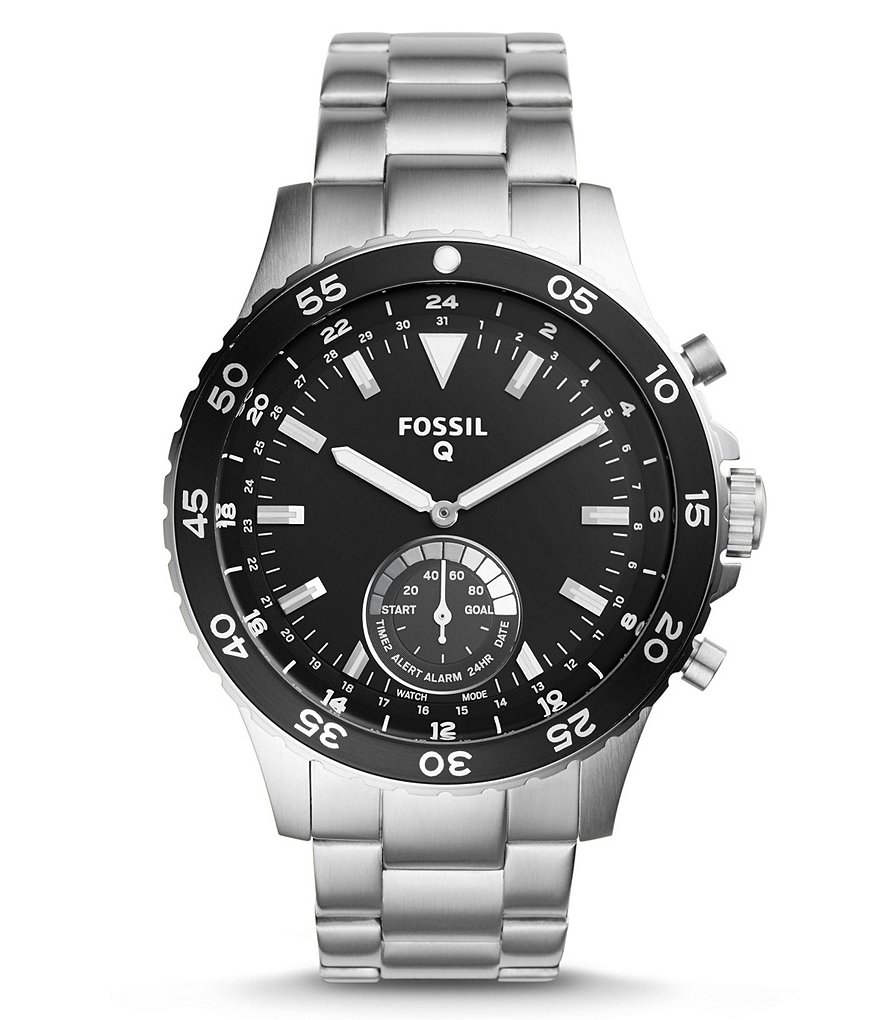 Fossil Q Crewmaster Stainless Steel Hybrid Smartwatch