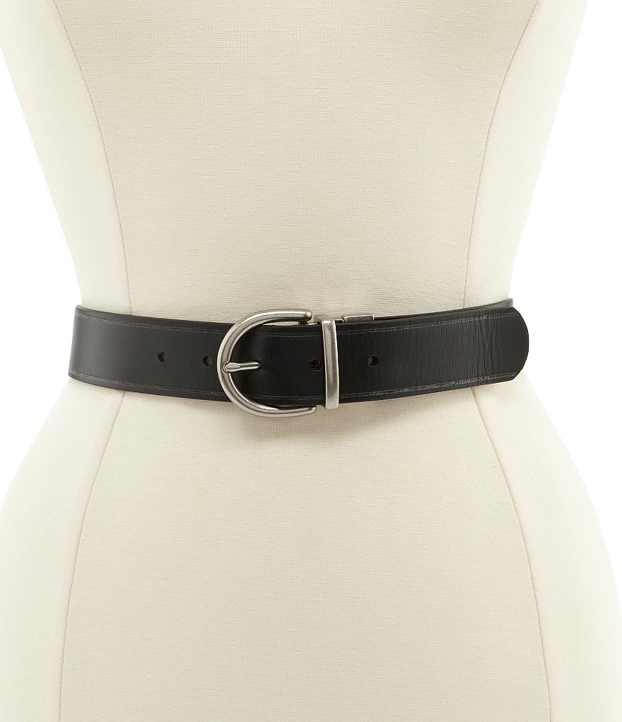 Fossil Reversible Metal Keeper Belt