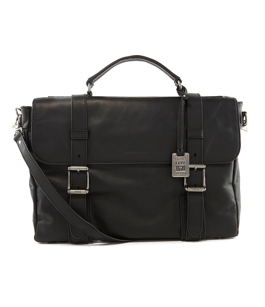 Frye Logan Flap Laptop Briefcase