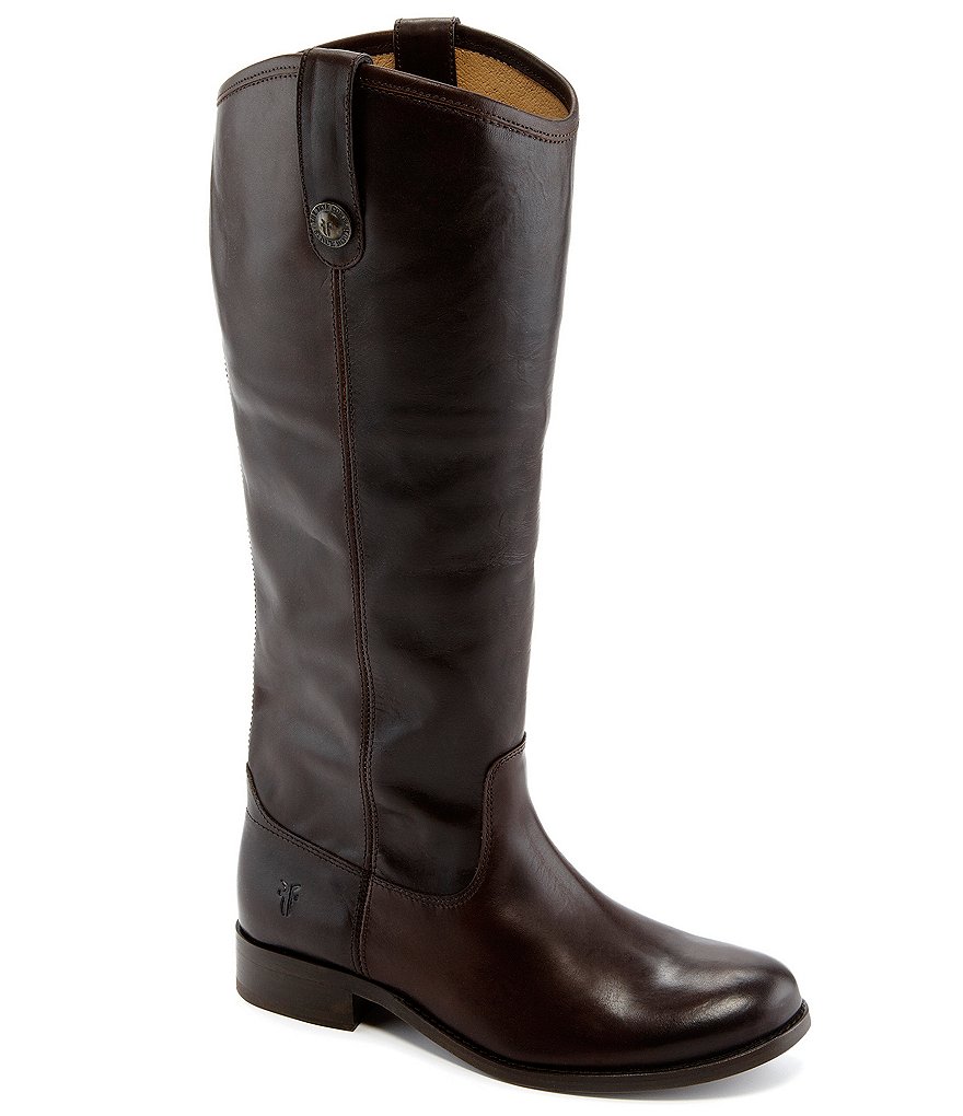Frye Melissa Button Wide Calf Riding Boots