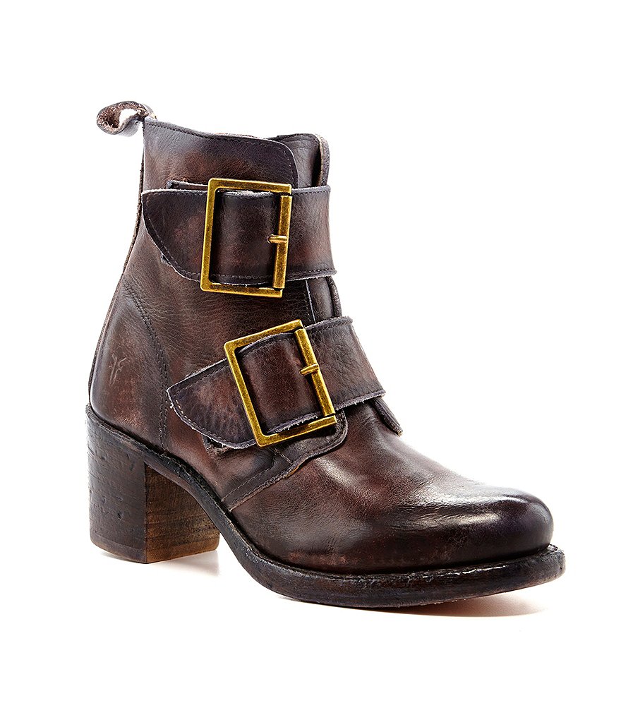 Frye Sabrina Double Buckle Boots