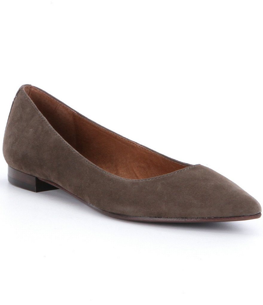 Frye Sienna Suede Slip-On Ballet Flats