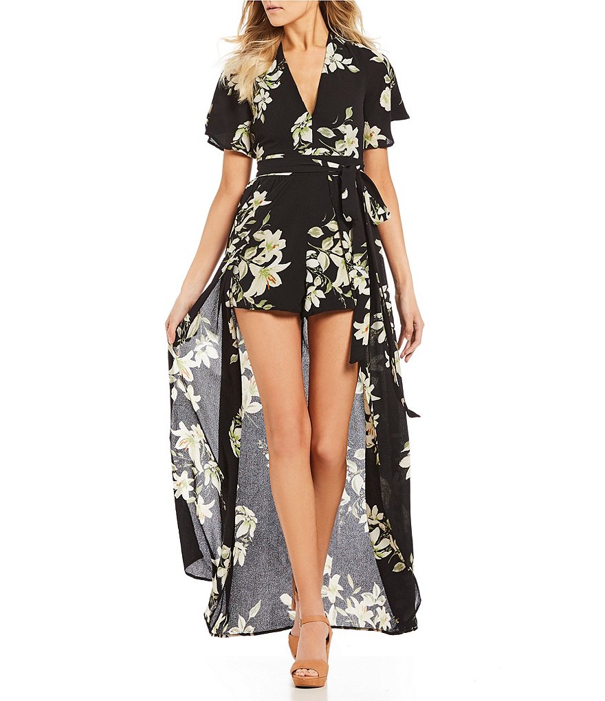 GB Floral Walkthru Maxi Romper