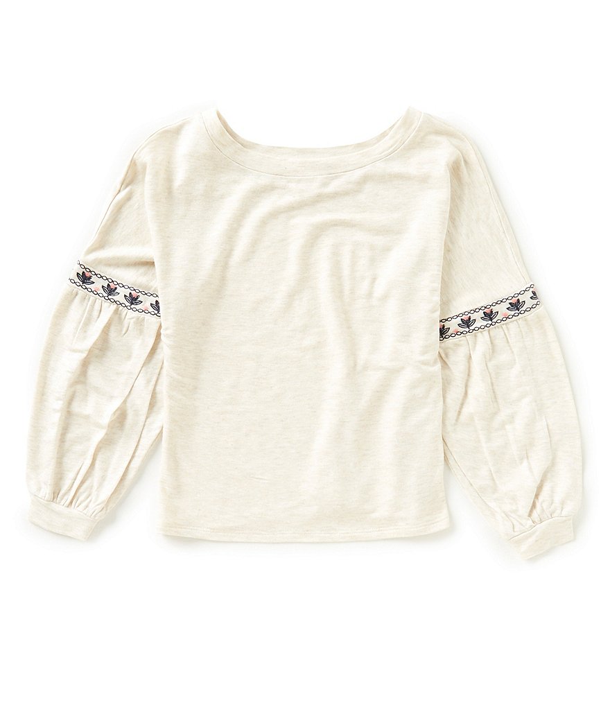 GB Girls Little Girls 4-6X Long-Sleeve Peasant Top