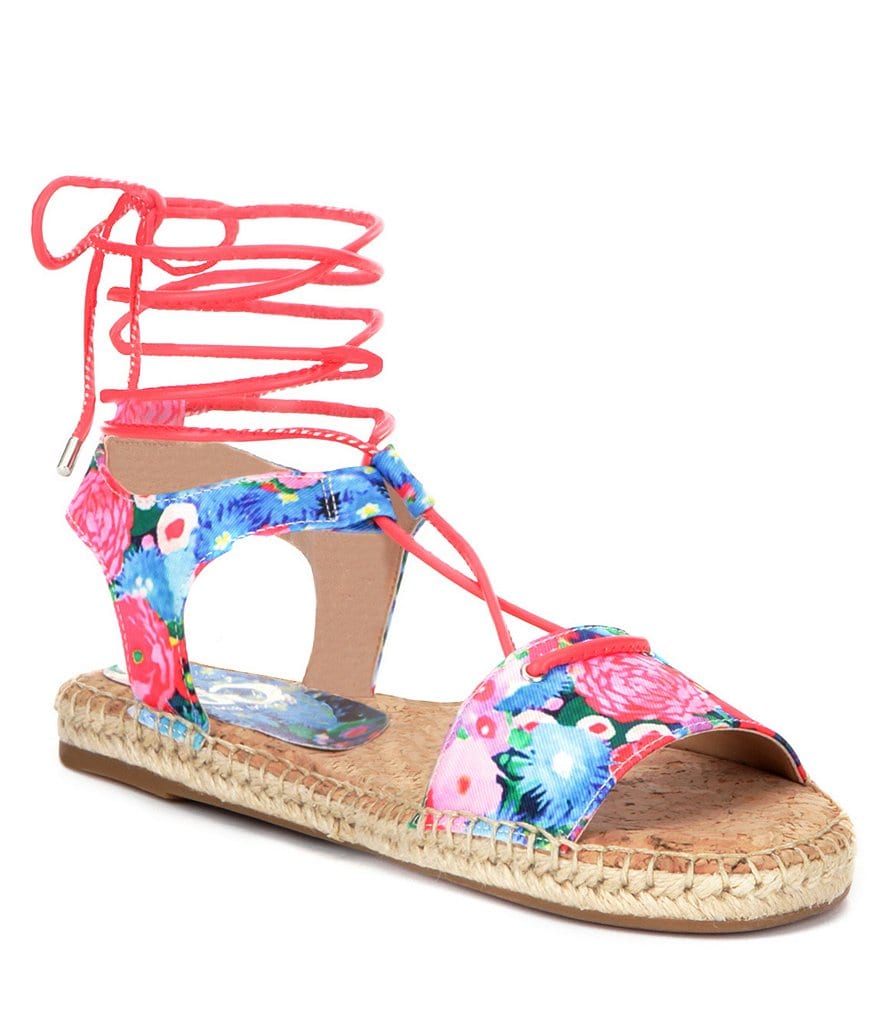 GB So-Hasty Floral Espadrilles
