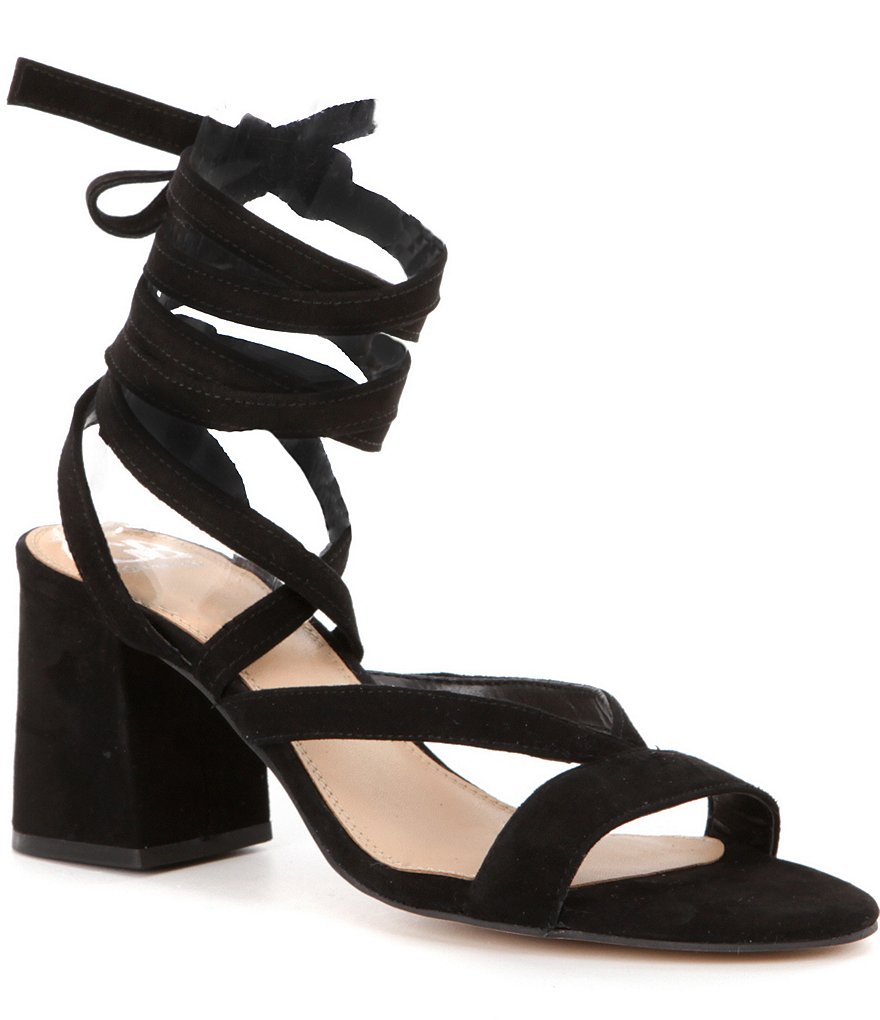 GB Wrap-City Block Heel Dress Sandals