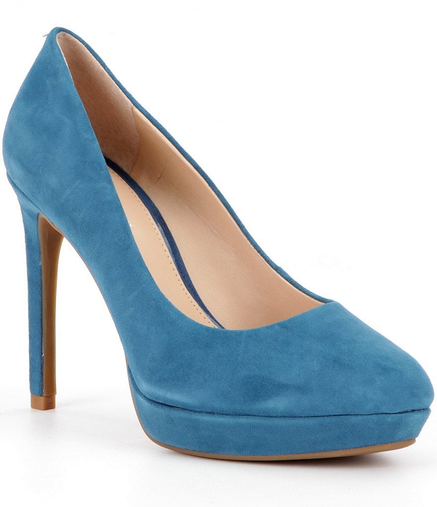 Gianni Bini Leighanne Suede Platform Pumps