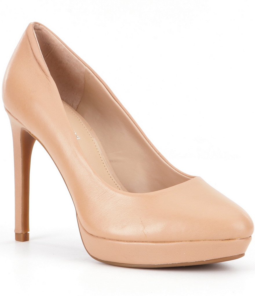 Gianni Bini Leighanne Leather Platform Pumps