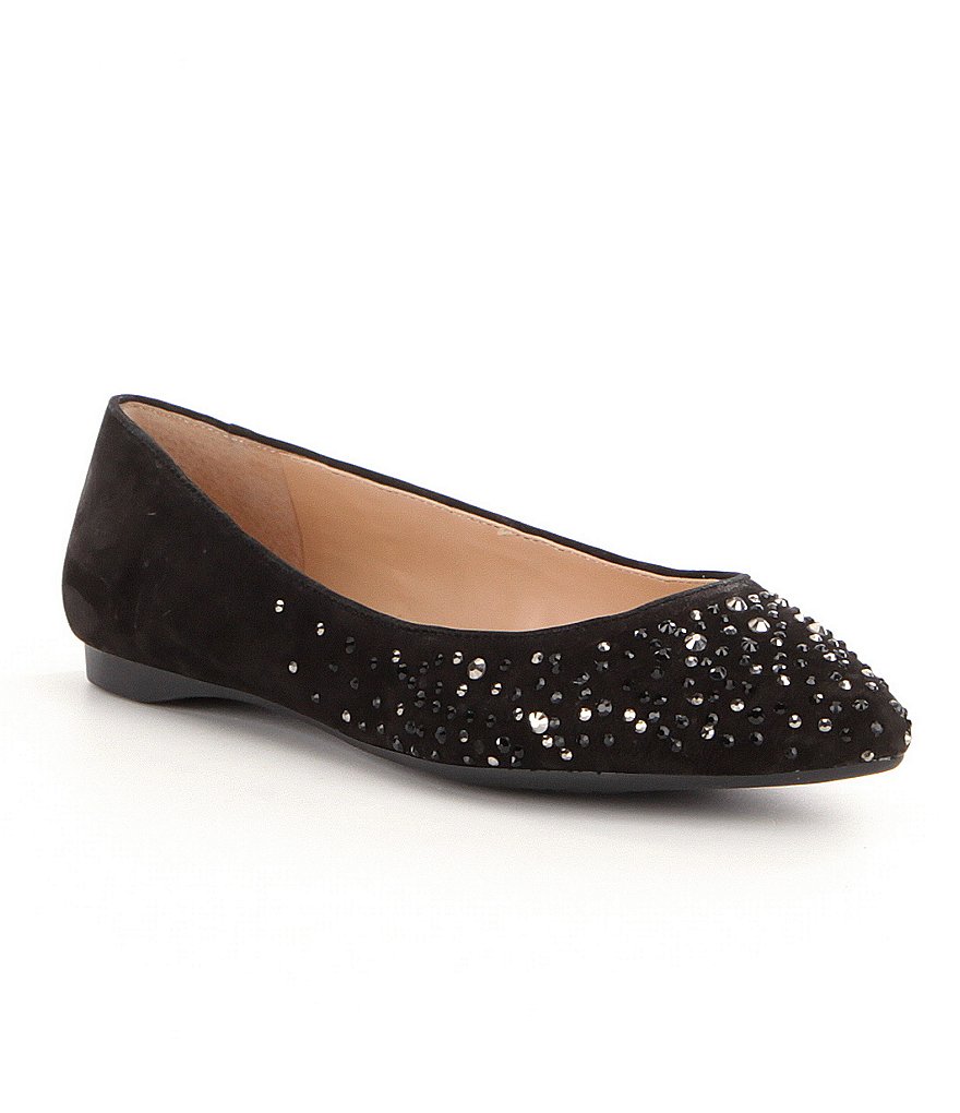 Gianni Bini Maurie Rhinestone-Embellished Flats
