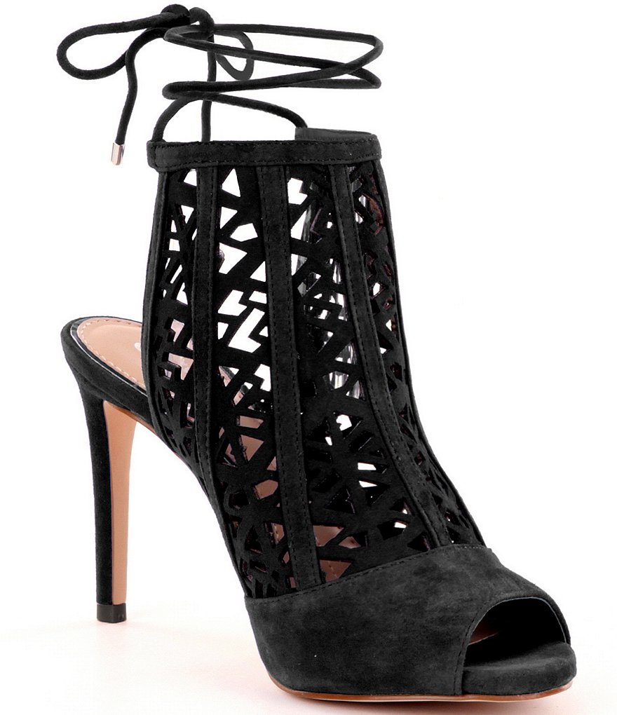 Gianni Bini Silvie Laser Cutout Dress Sandals