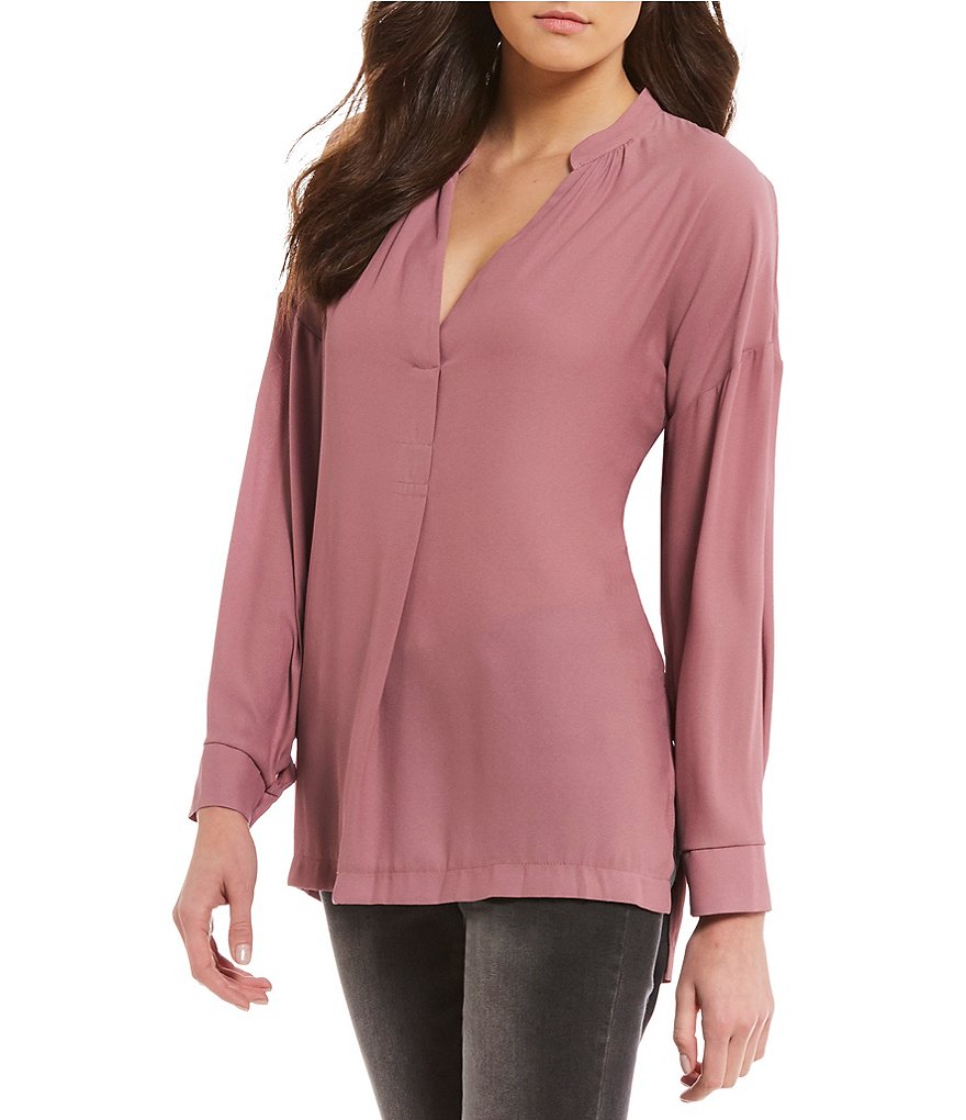 Gibson & Latimer V-Neck Blouse