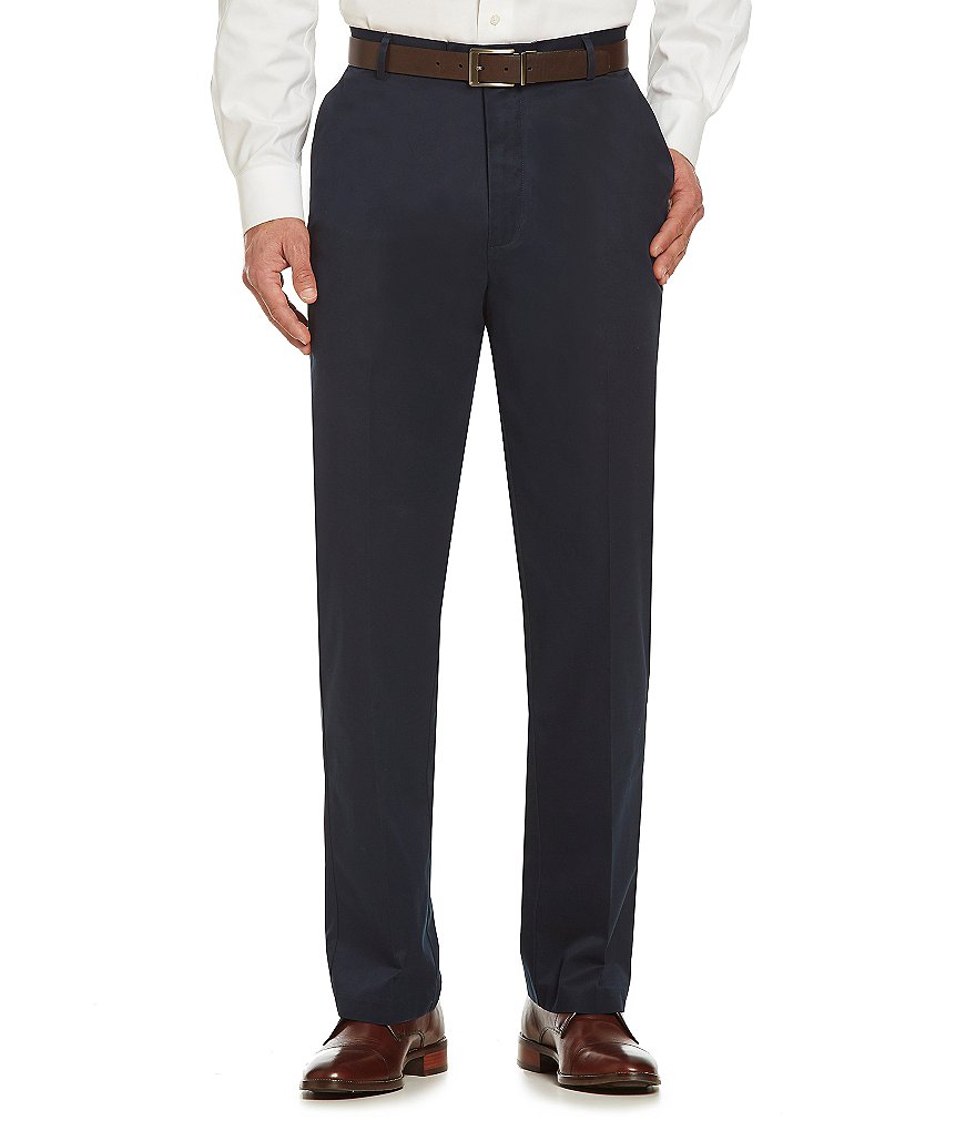 Gold Label Roundtree & Yorke Non-Iron 100 Percent Luxury Supima Cotton Flat Front Inno-Flex Pants