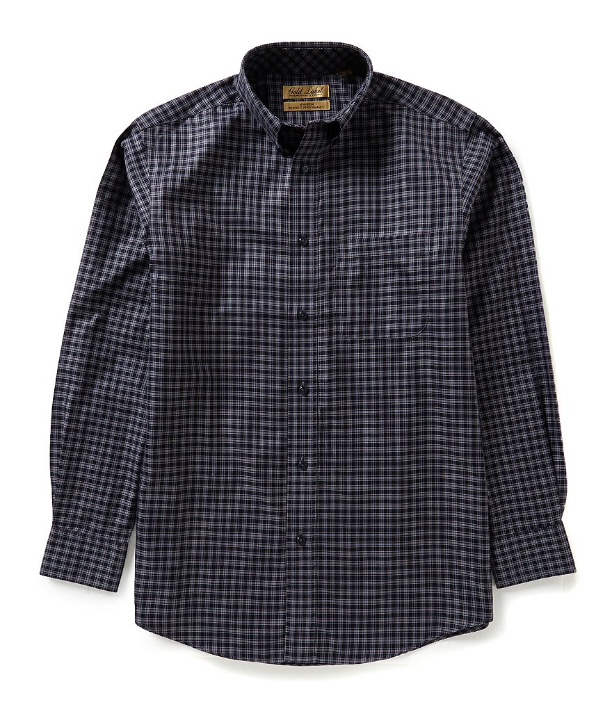 Gold Label Roundtree & Yorke Non-Iron Check Sportshirt