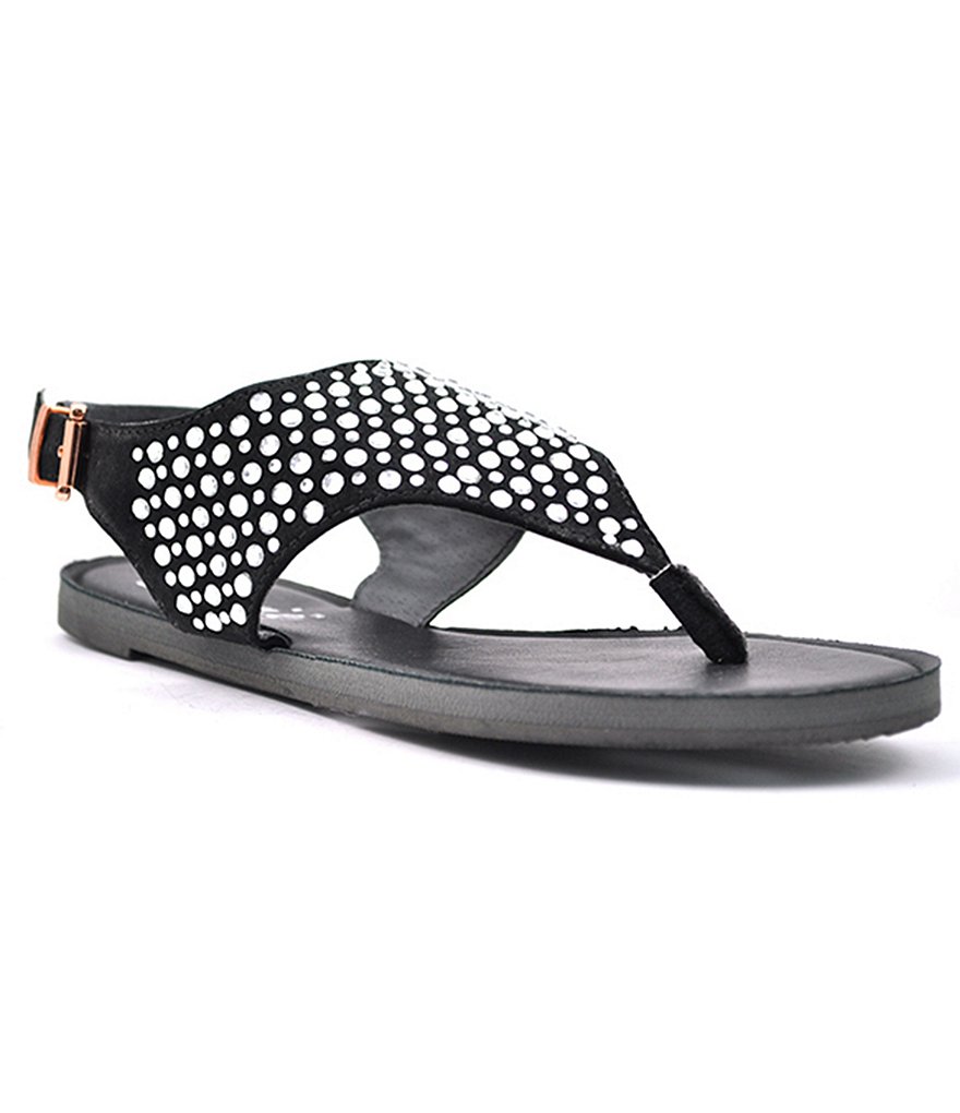 Grazie Daring Jeweled Hooded Sandals