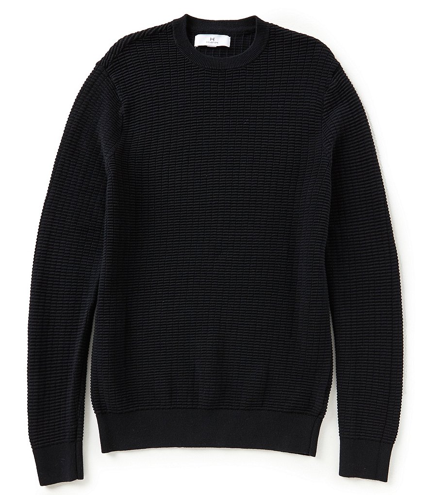 H Halston Ripple Knit Sweater