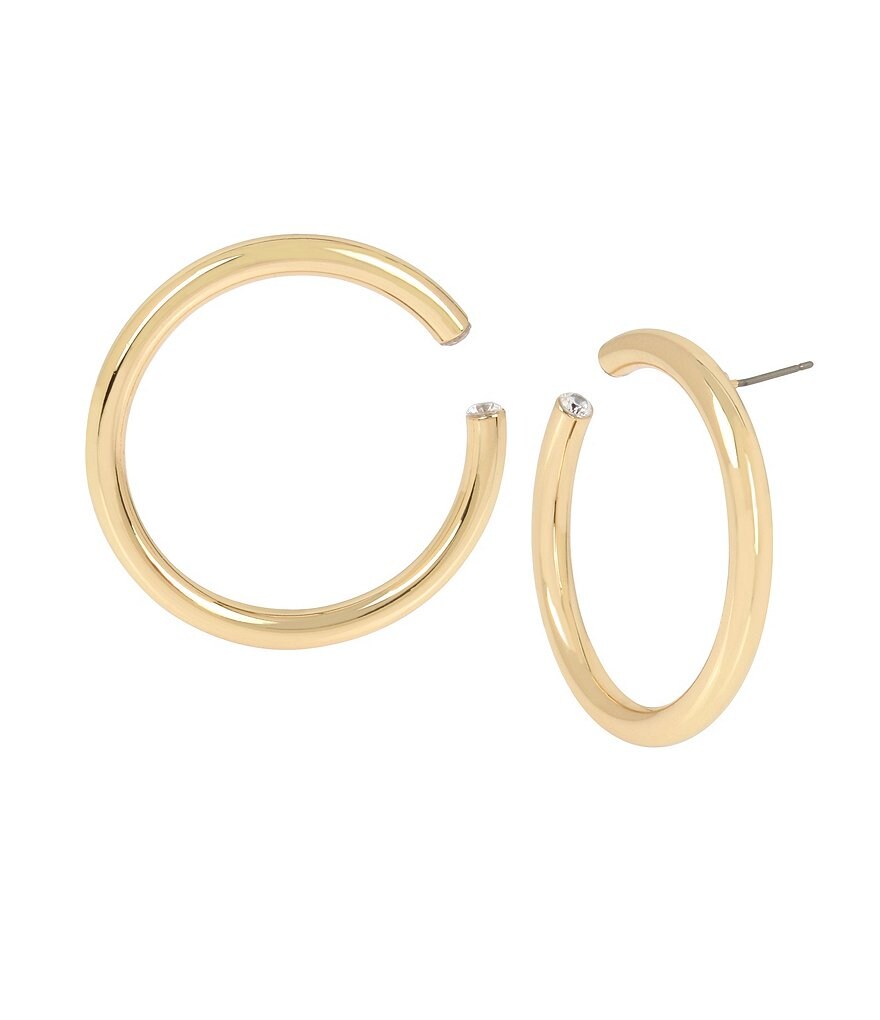 H Halston Tube Hoop Earrings