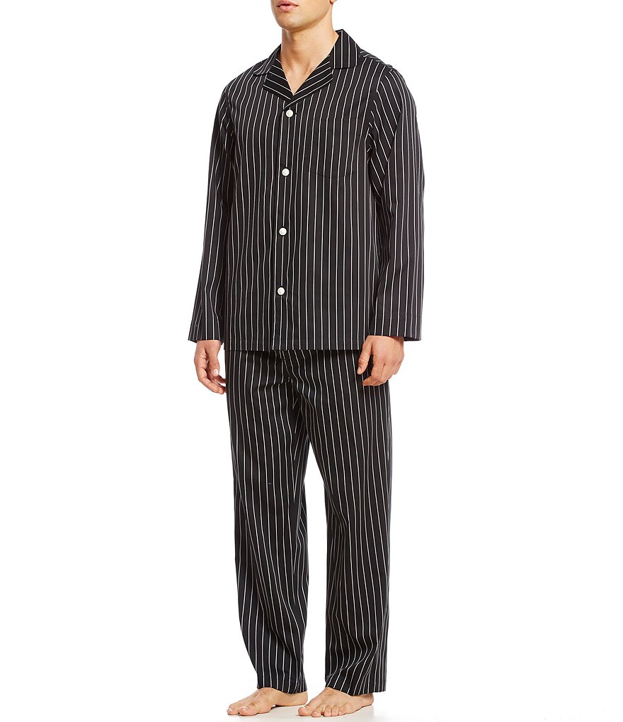 Hart Schaffner Marx Striped Pajama Set