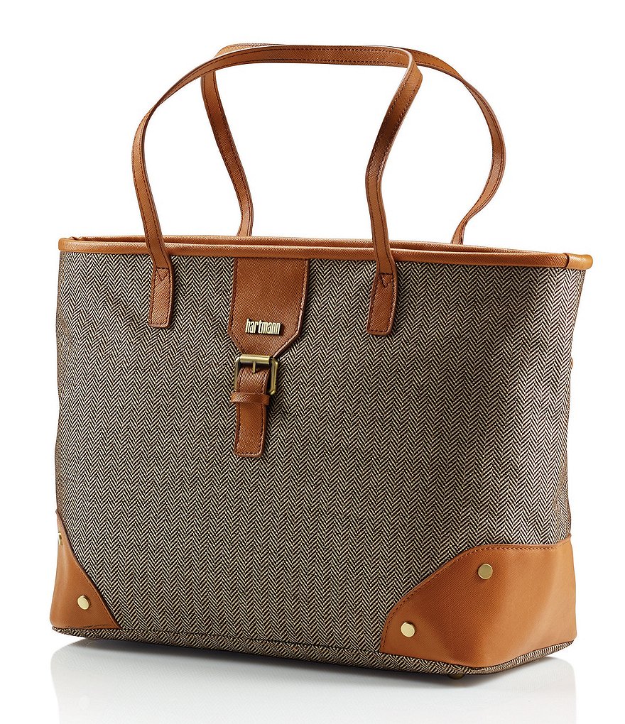 Hartmann Herringbone Luxe Shoulder Bag