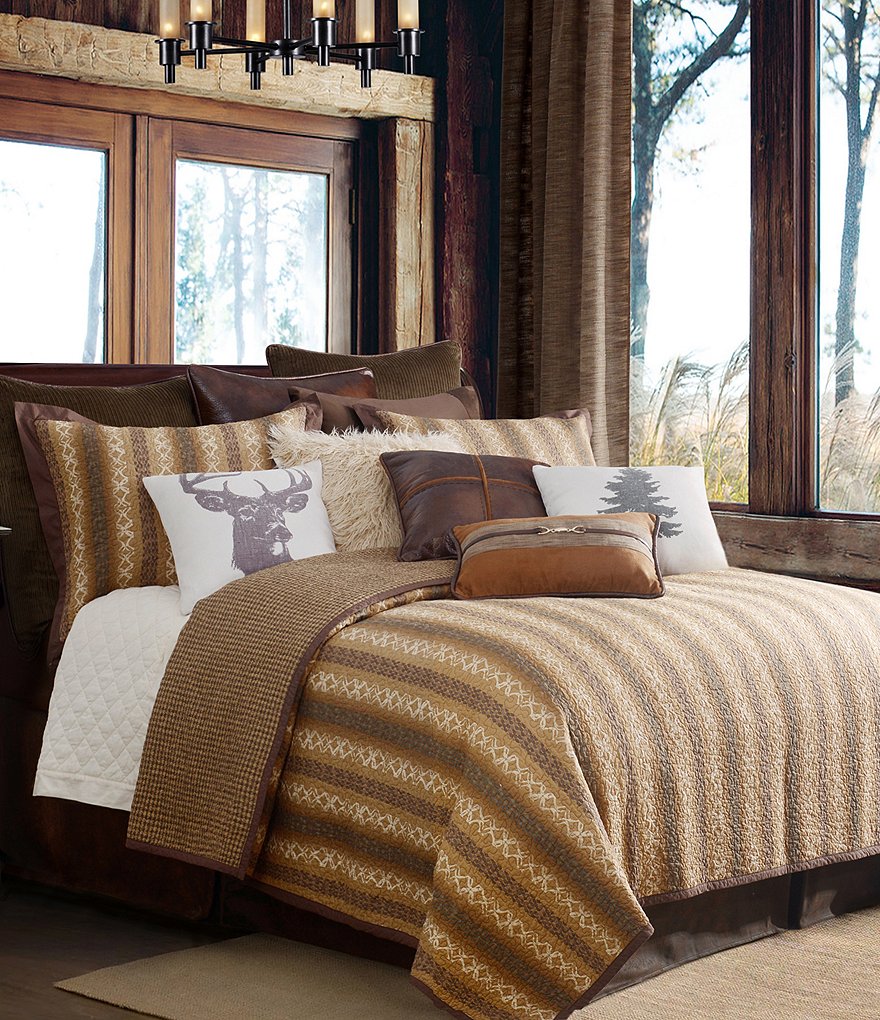 HiEnd Accents Hill Country Southwestern Tile & Houndstooth Cotton Quilt Mini Set