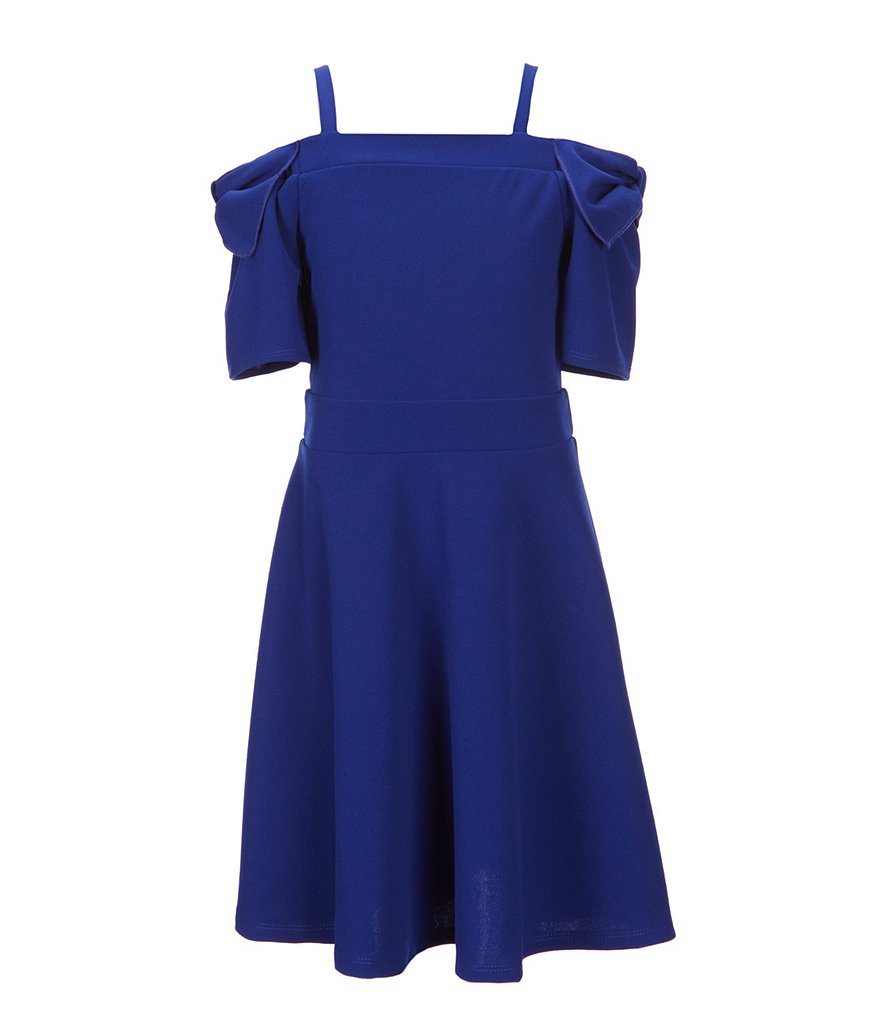 Honey and Rosie Big Girls 7-16 Cold-Shoulder Fit-and-Flare Dress