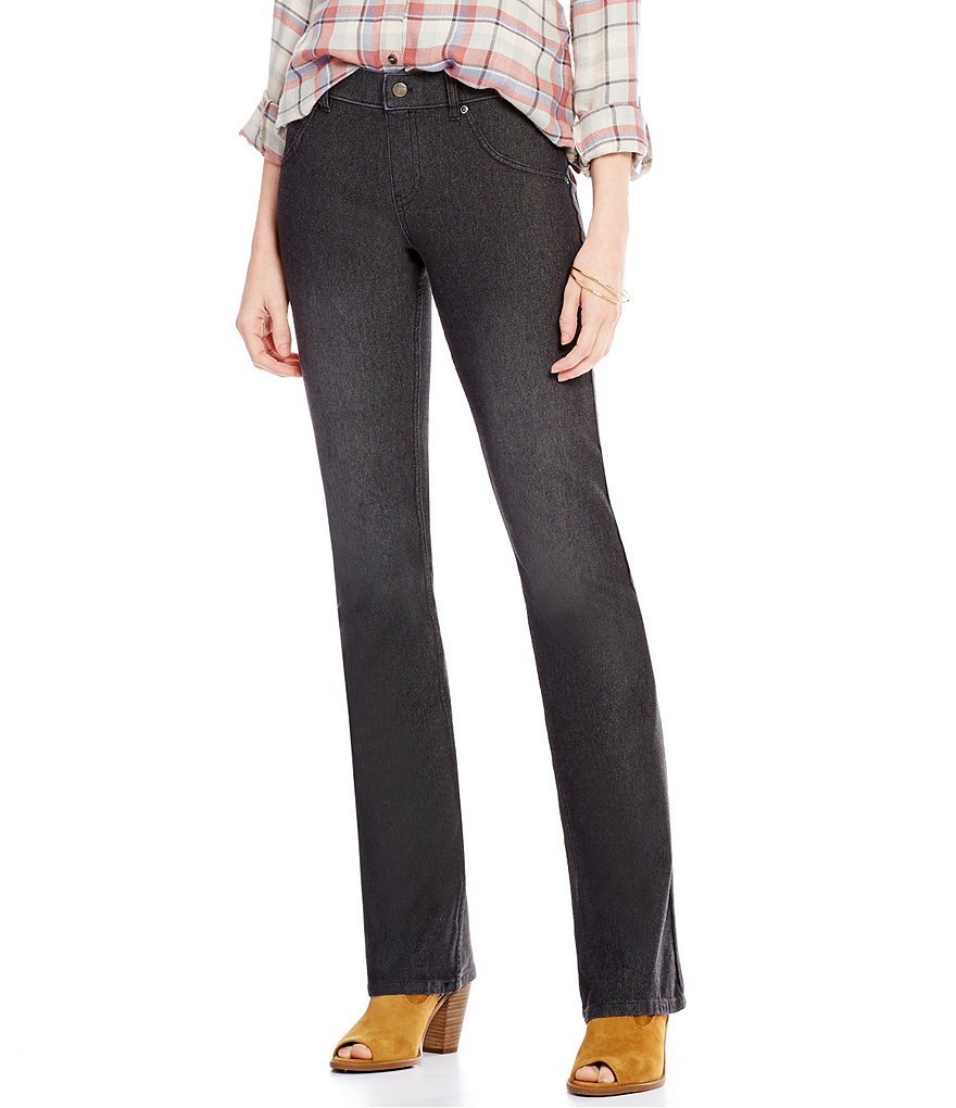 HUE Essential Denim Bootcut Leggings