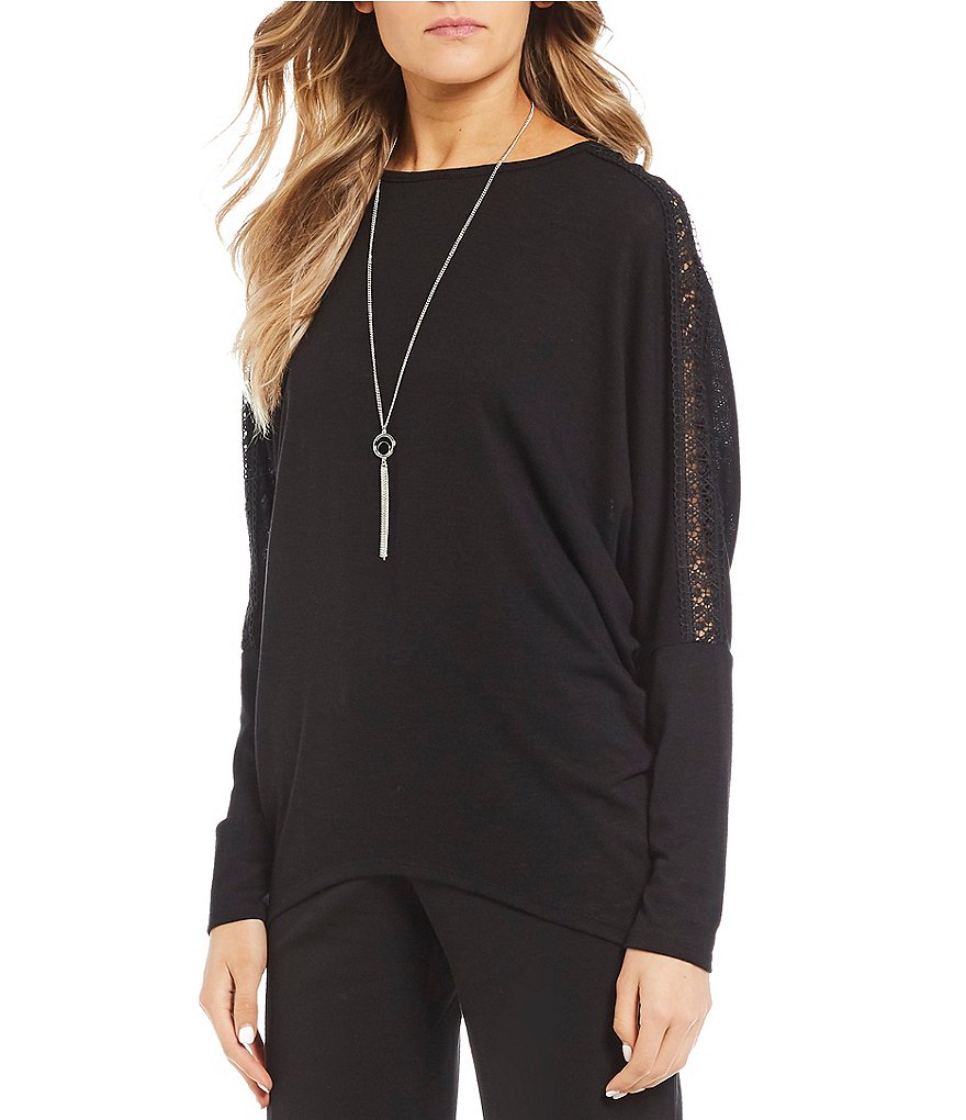 I.N. San Francisco Long Sleeve Fuzzy Knit Top