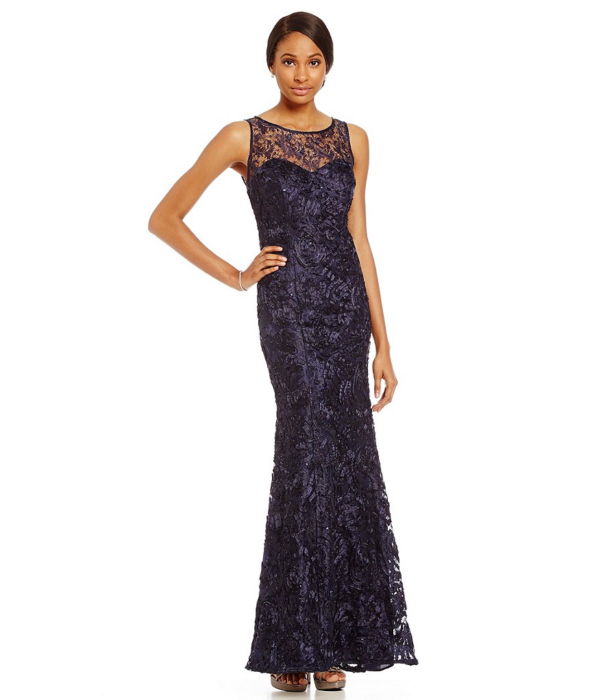 Ignite Evenings Soutache Sleeveless Dress