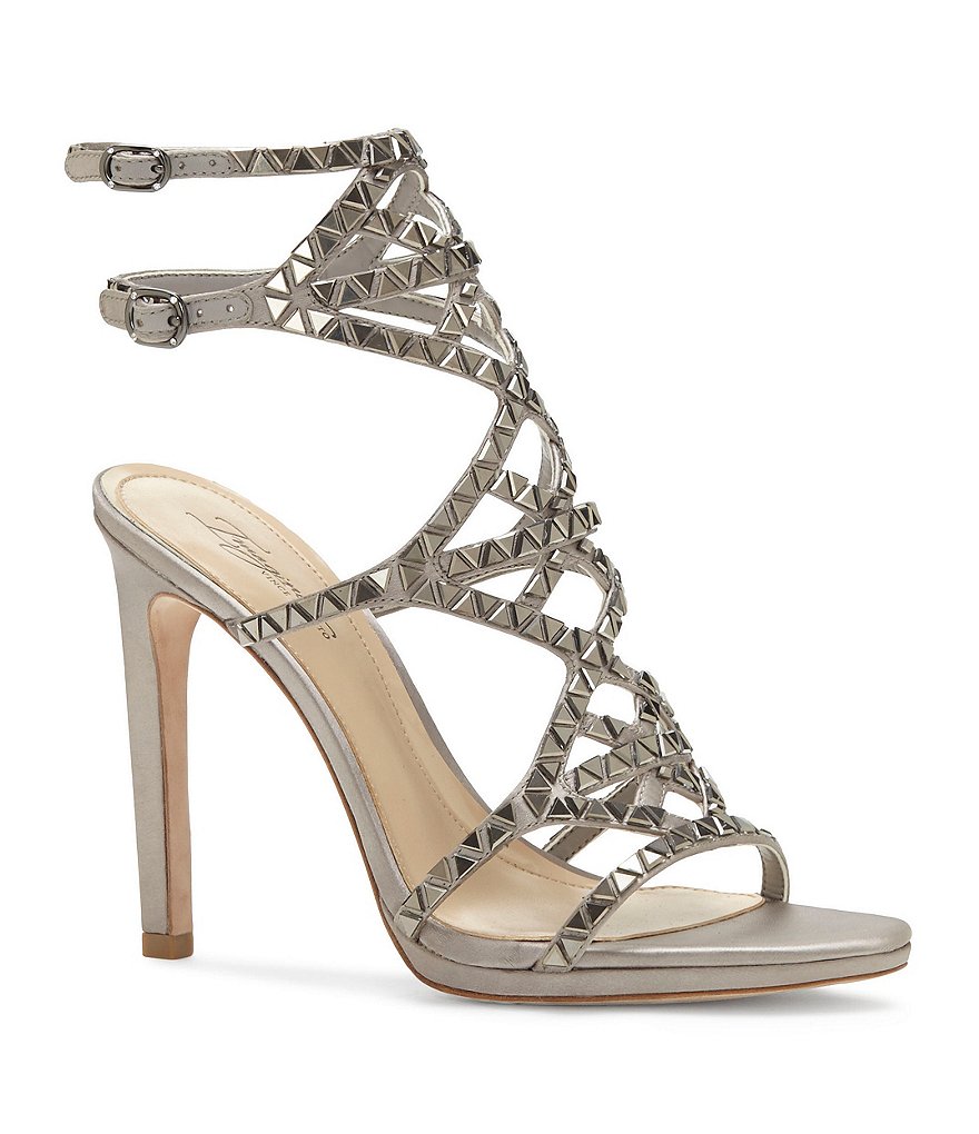 Imagine Vince Camuto Galvin Studded Satin Dress Sandals