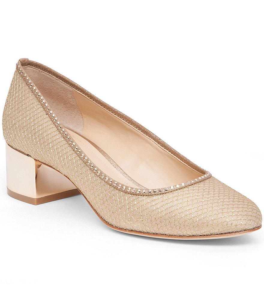 Imagine Vince Camuto Glitter Mesh Hetty Pumps