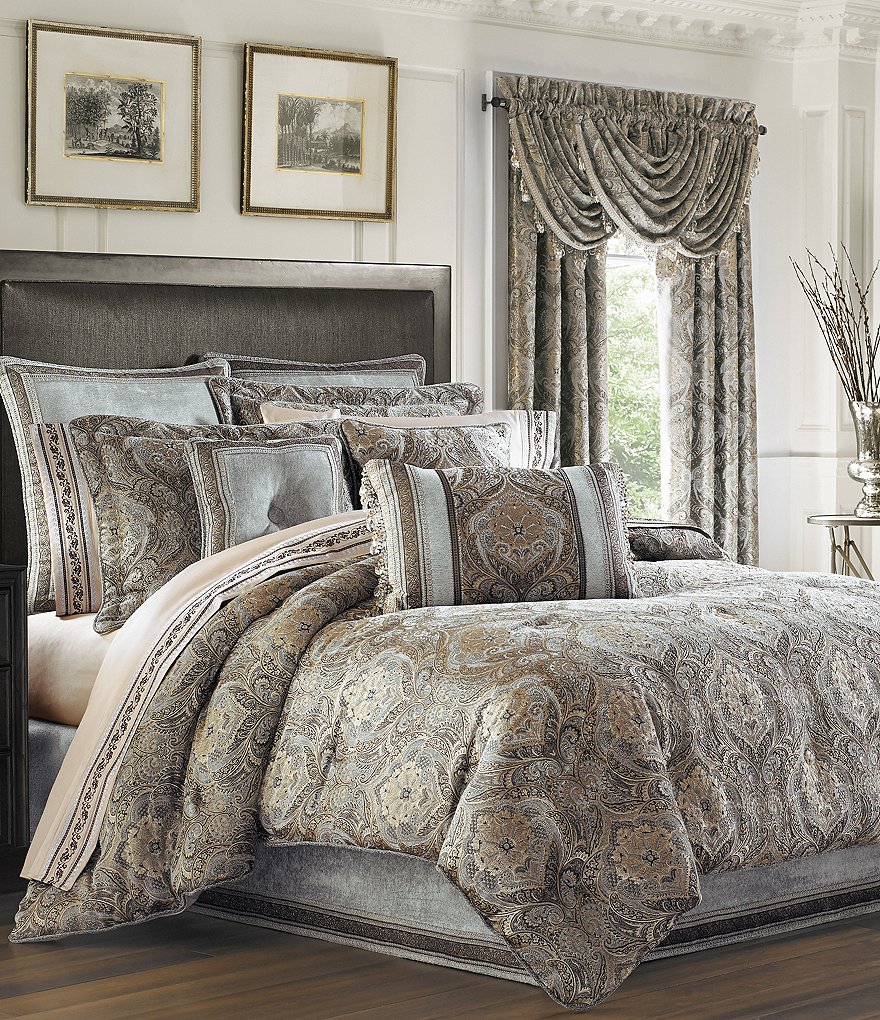 J. Queen New York Provence Damask Chenille Comforter Set