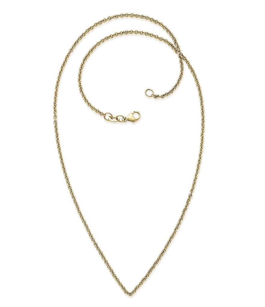 James Avery 14K Gold Light Cable Chain Necklace