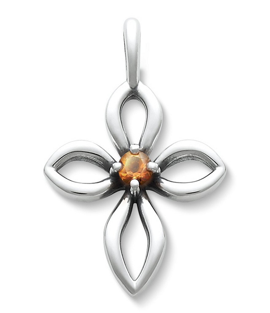 James Avery Avery Remembrance Cross with Citrine