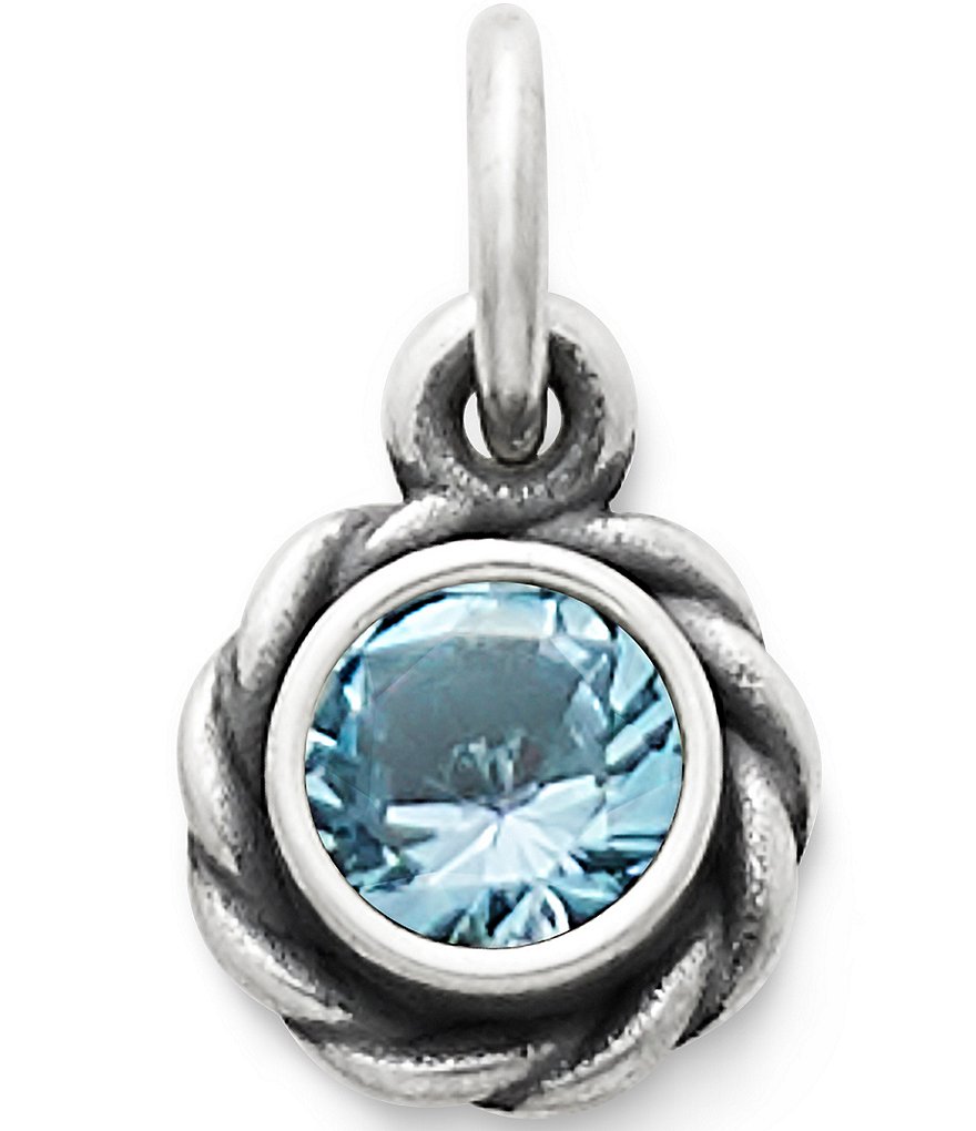 James Avery Elisa Pendant November Birthstone with Blue Topaz