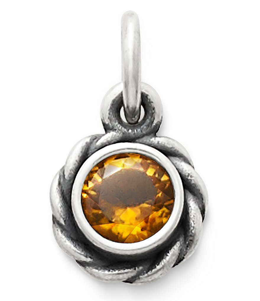 James Avery Elisa Pendant November Birthstone with Citrine