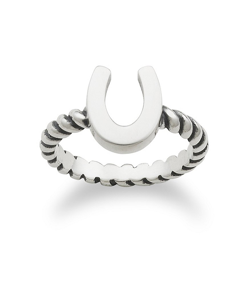 James Avery Horseshoe Twisted Wire Ring