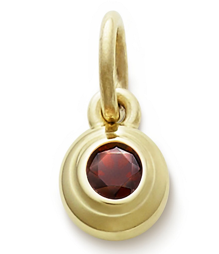 James Avery Remembrance Pendant January Birthstone with Garnet