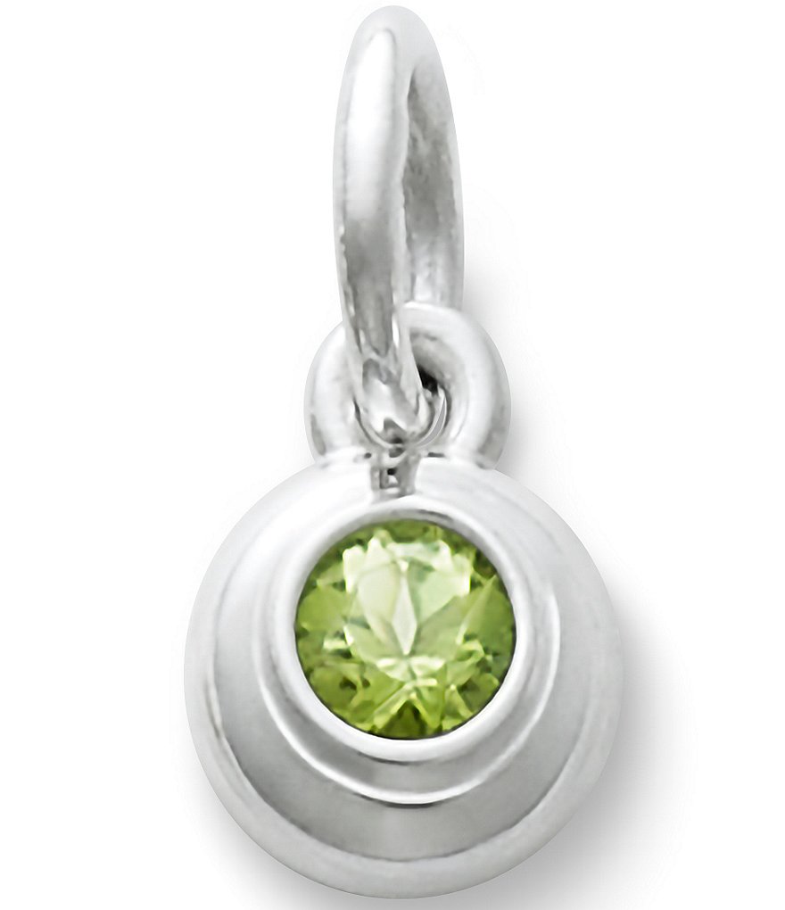 James Avery Remembrance Pendant August Birthstone with Peridot