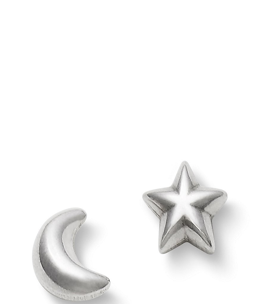 James Avery Starry Night Sterling Silver Mismatched Earrings