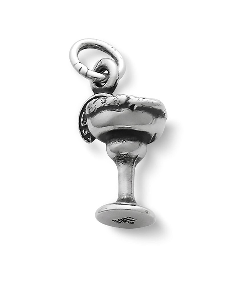 James Avery Sterling Silver Margarita Glass Charm