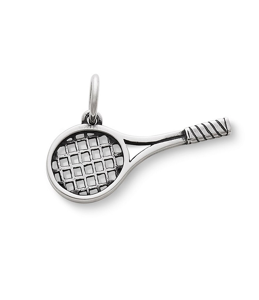 James Avery Sterling Silver Tennis Racket Charm